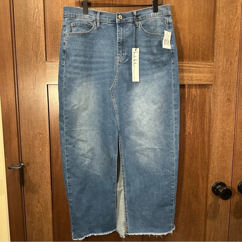 Nicole Miller Blue Denim Skirt